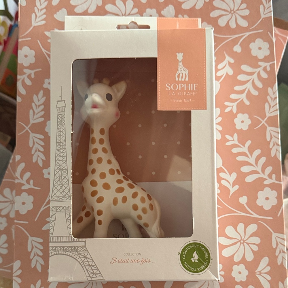 Teething Toy - White and Brown
